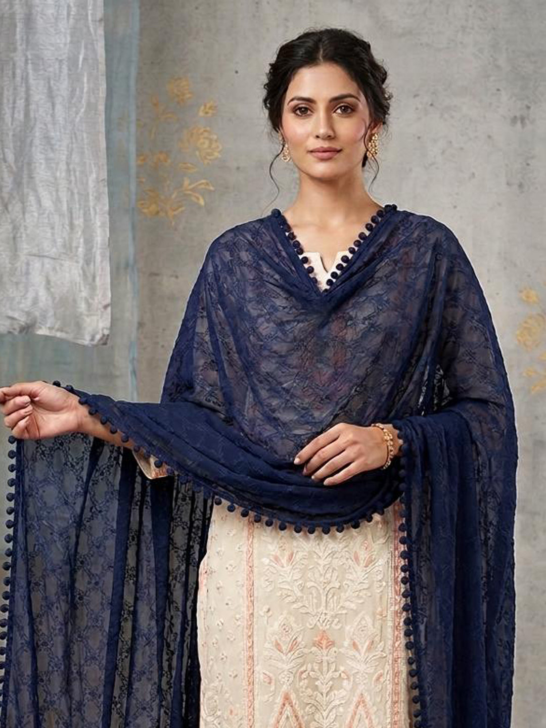 Women Georgette Dupatta -AL3720
