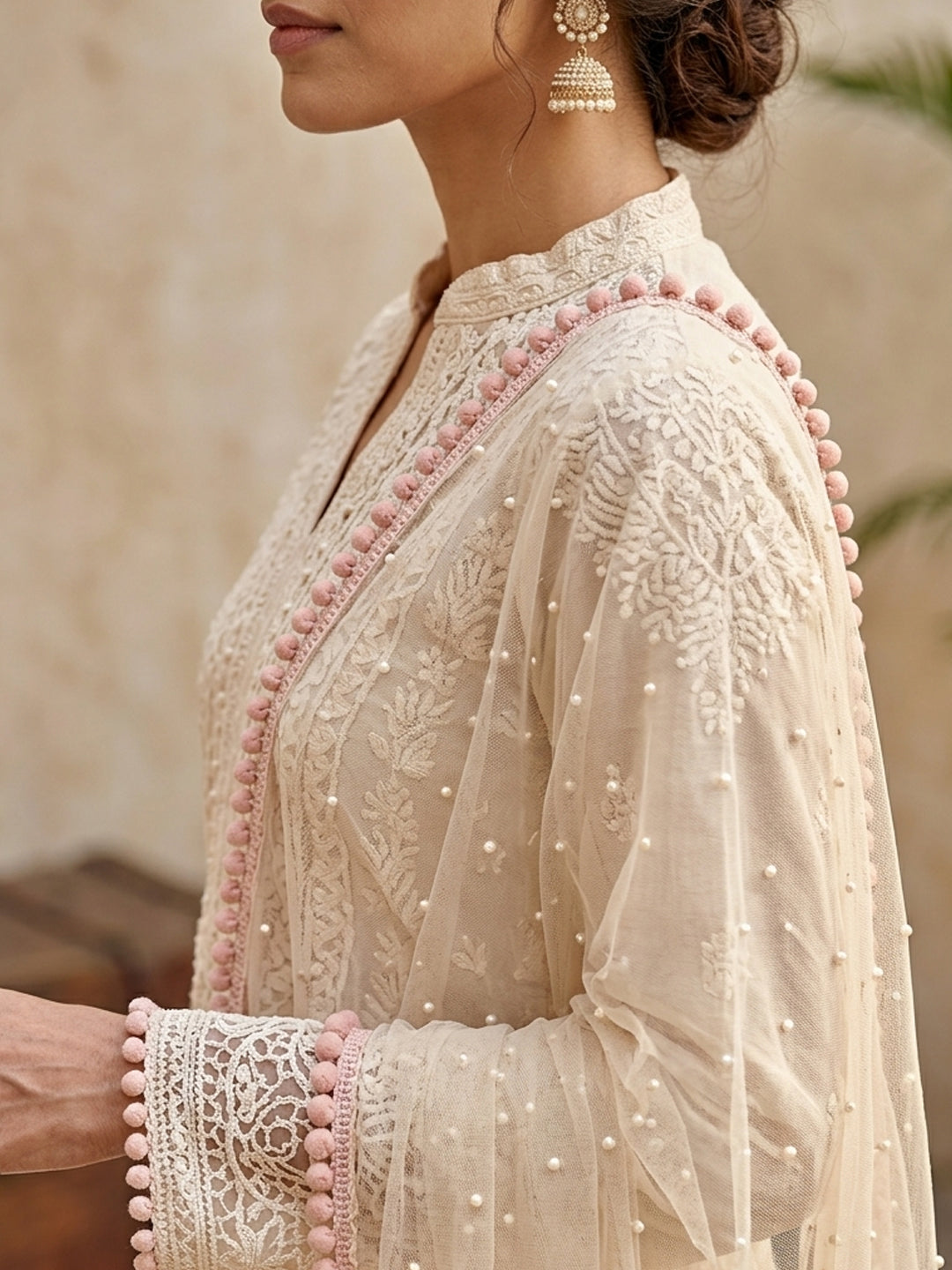 Women Embroidered Georgette Dupatta -AL3721