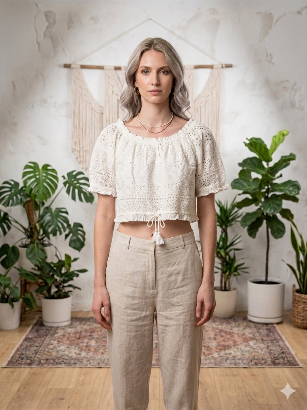 Women Cotton Croptop -AL3738