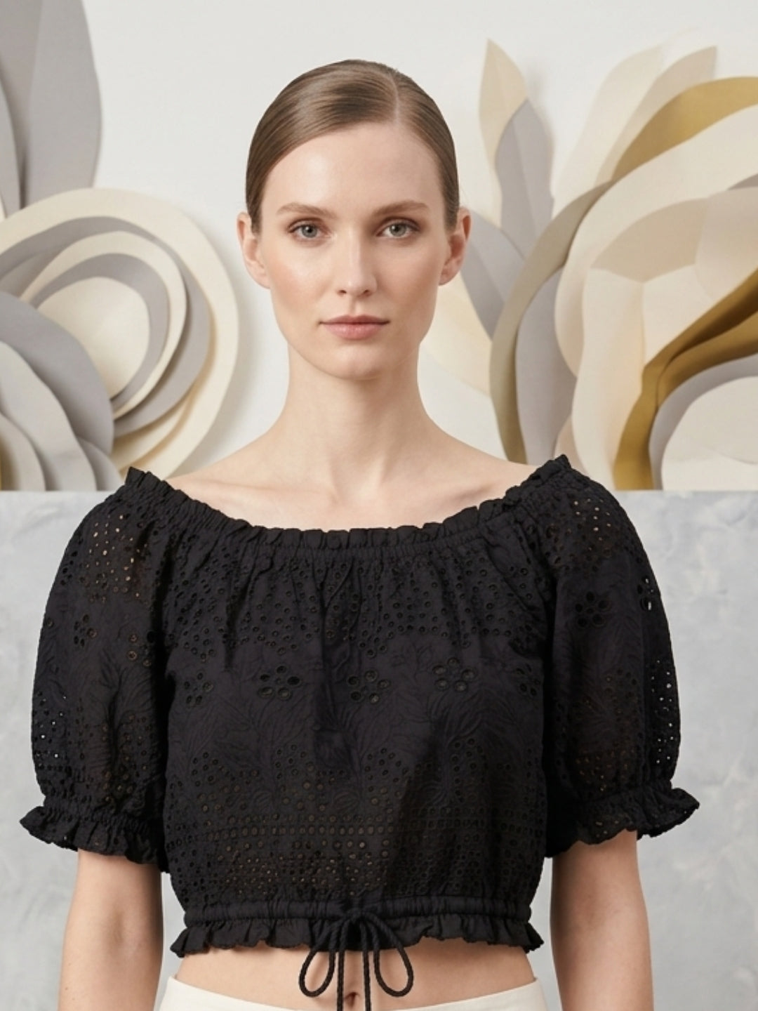 Women Cotton Croptop -AL3738