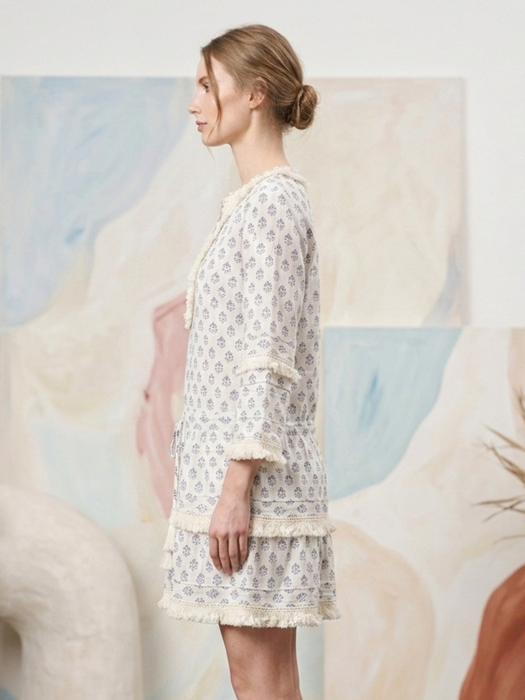 Women Cotton Midi Dress -AL3718