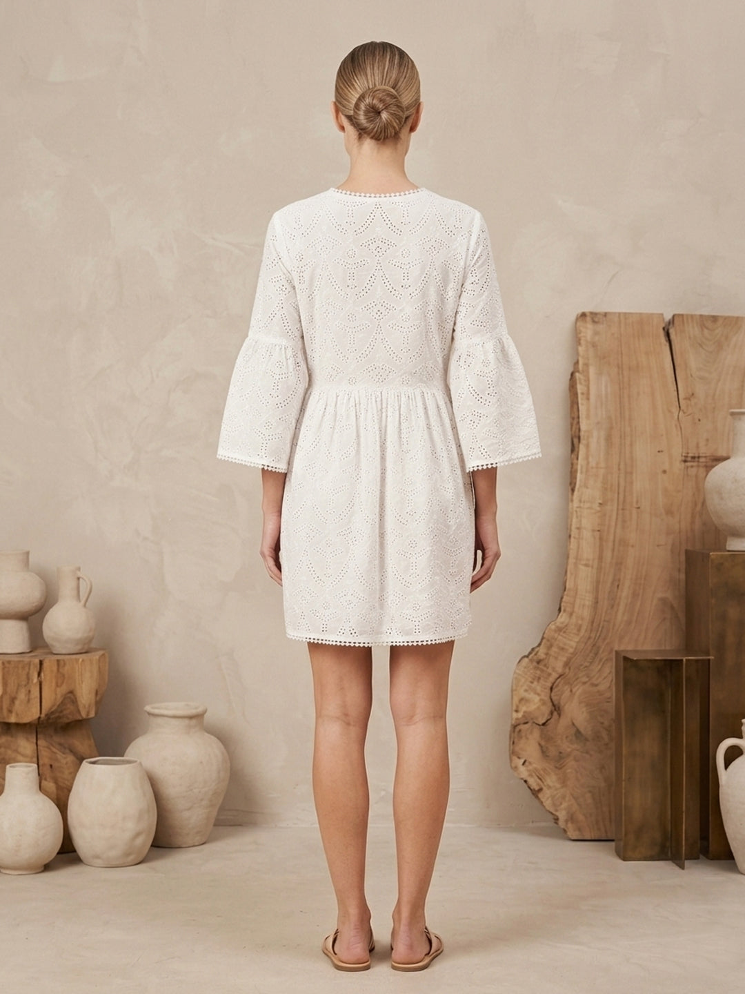 Women Cotton Midi Dress -AL3707