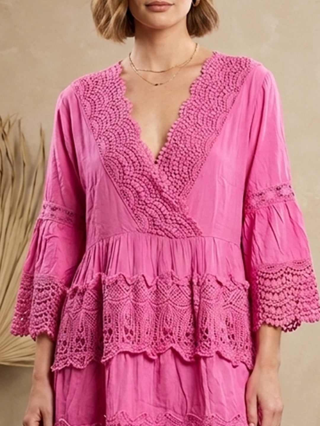 Women Embroidered Rayon Midi Dress -AL3712
