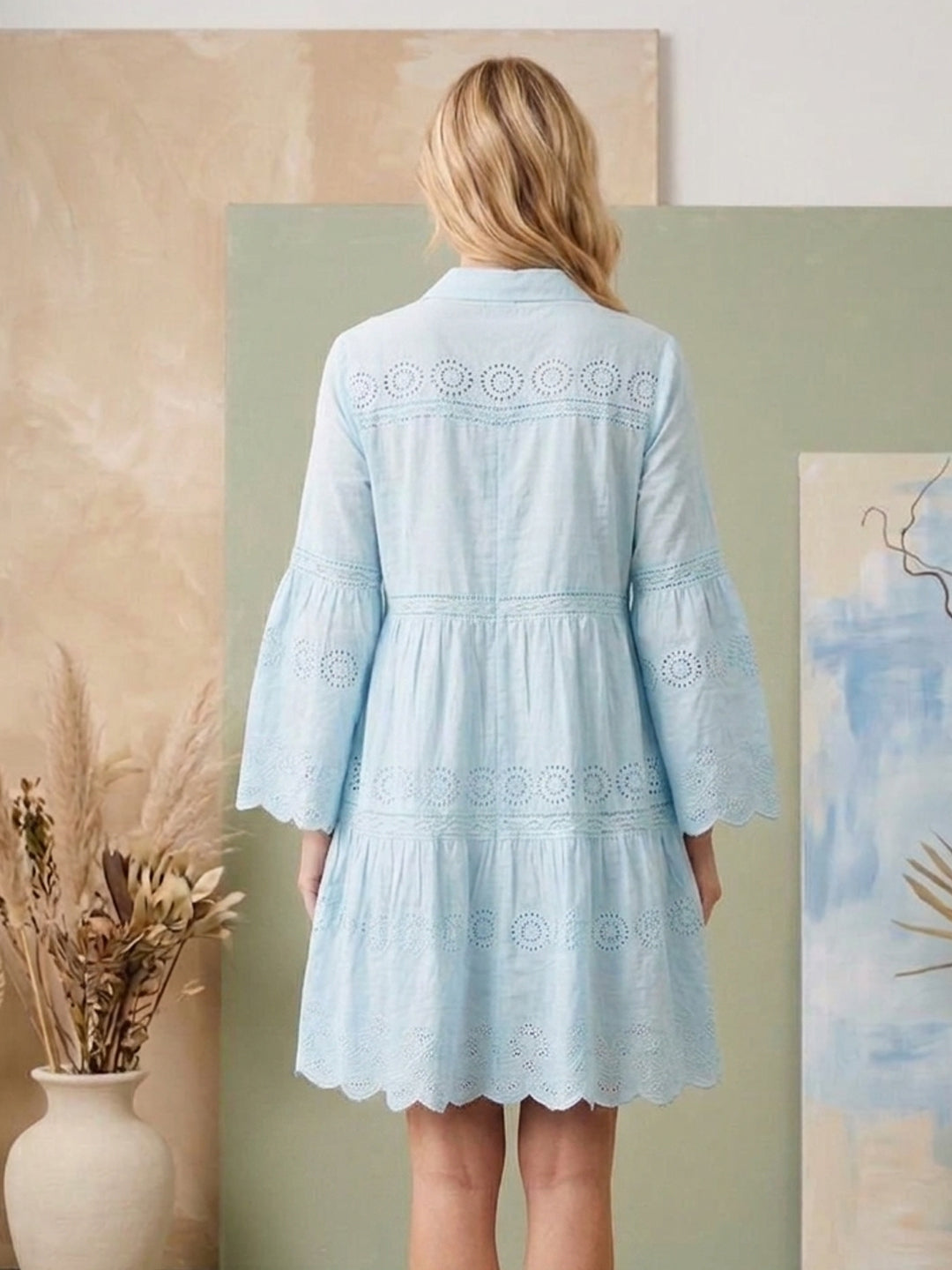 Women Cotton Midi Dress -AL3717