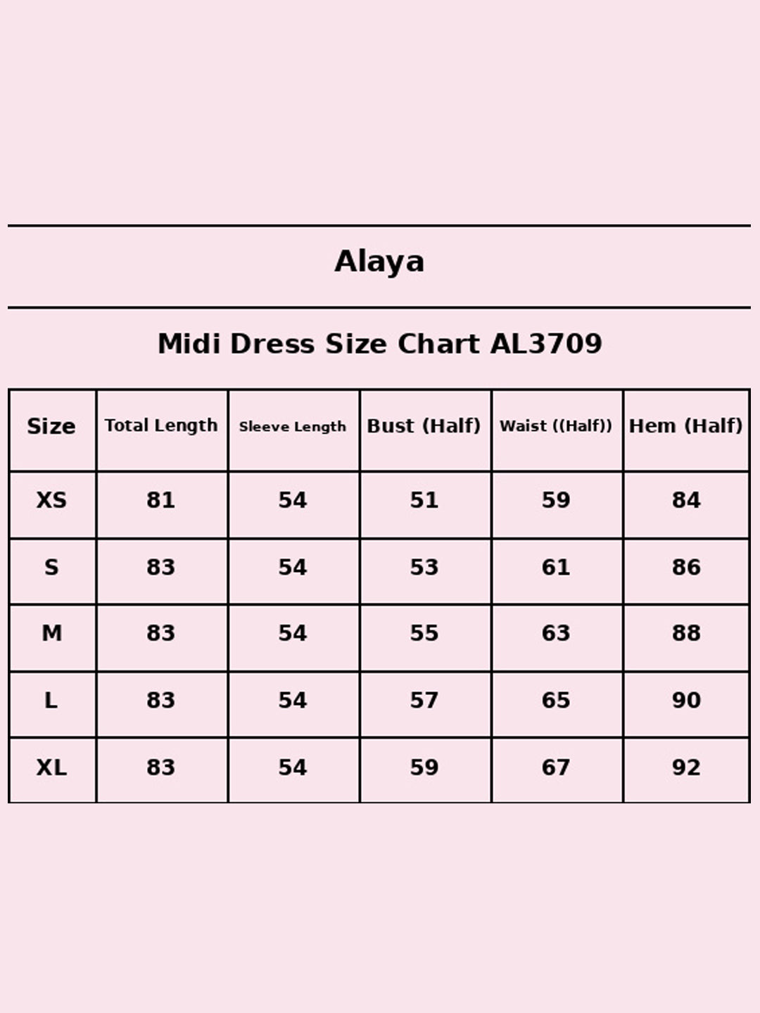 Size Chart - AL3709-PURPLE