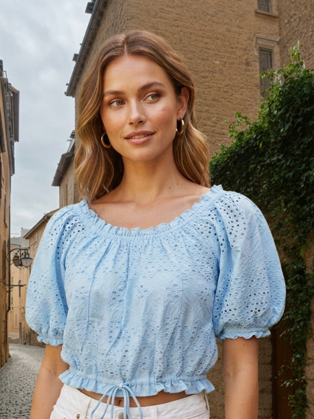 Women Cotton Croptop -AL3738
