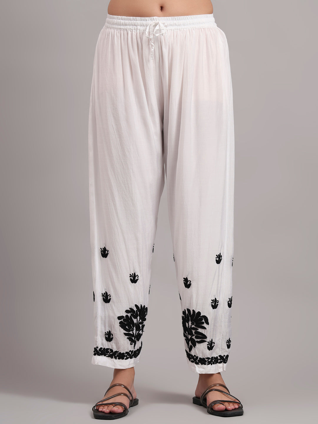 Women Hand Embroidered Chikankari Muslin Kurta Set-AL4080KS