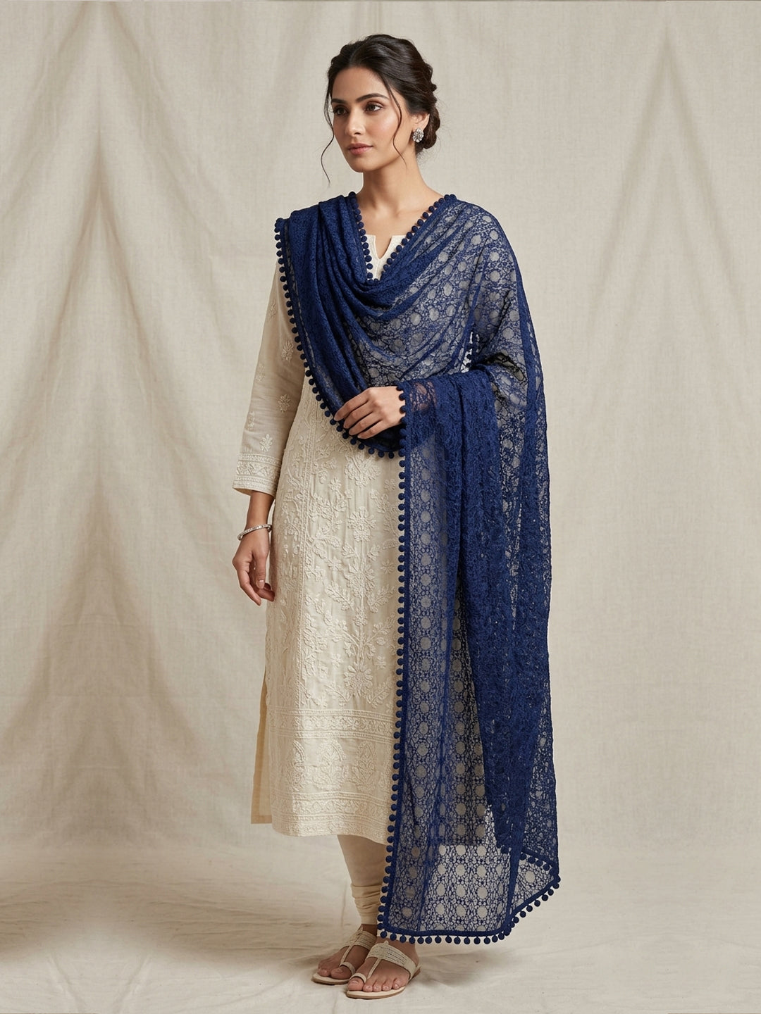 Women   Georgette Dupatta -AL3720