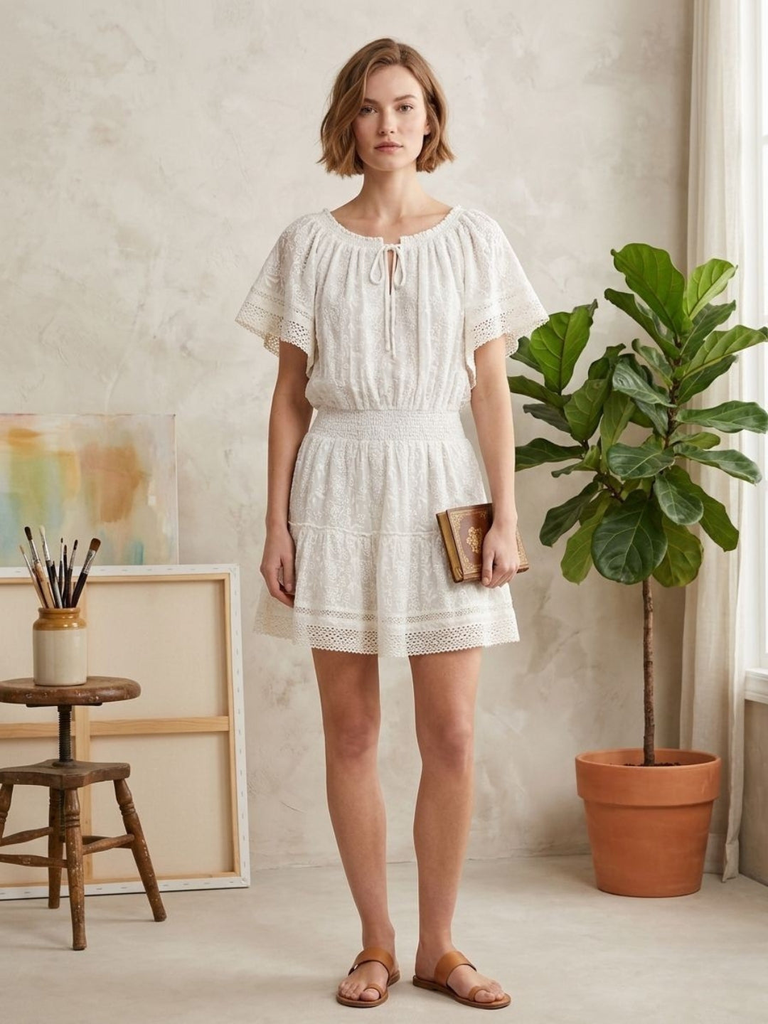 Women   Georgette Midi Dress -AL3742