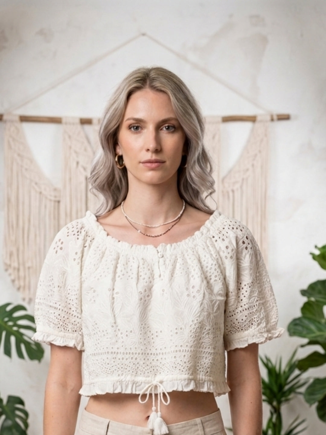 Women   Cotton Croptop -AL3738
