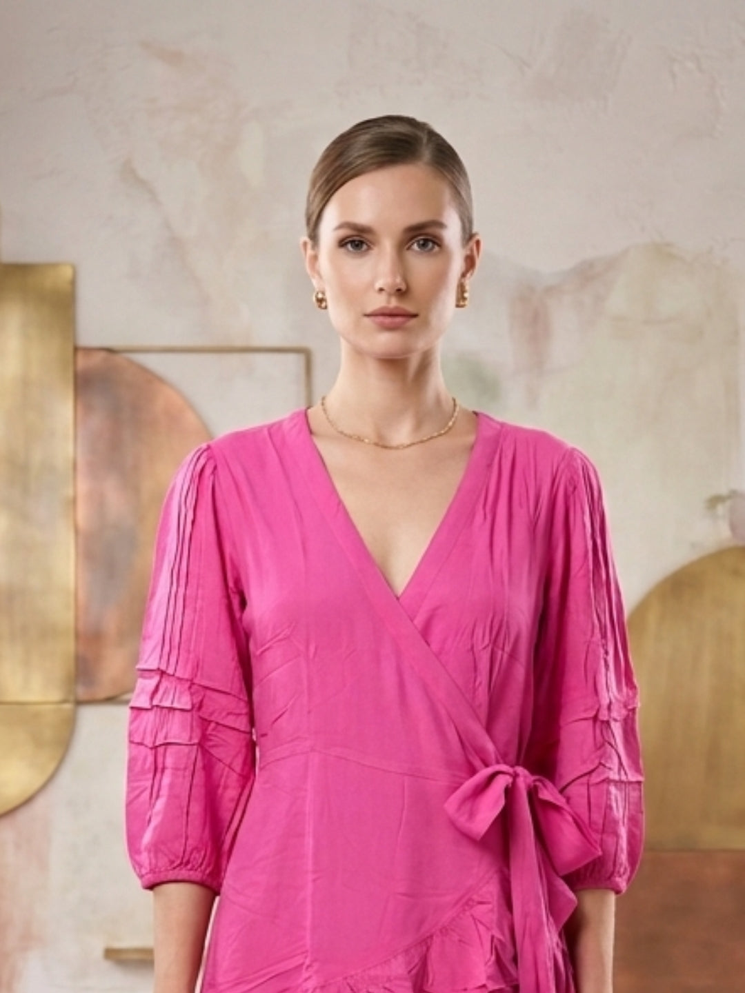 Women   Rayon Midi Dress -AL3749