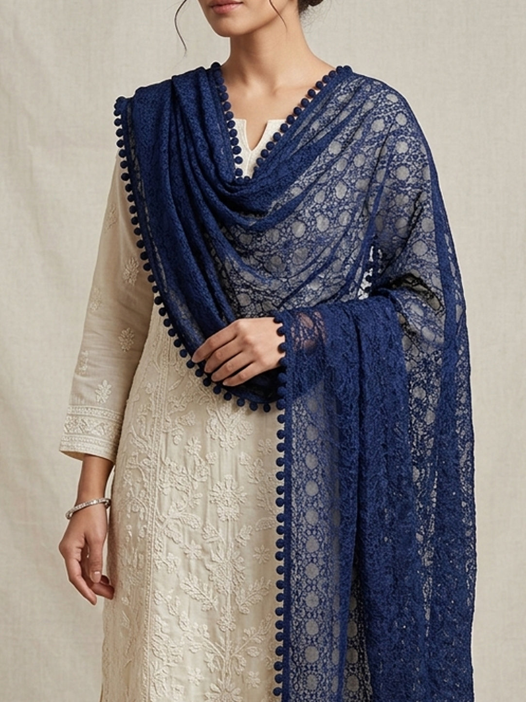 Women   Georgette Dupatta -AL3720
