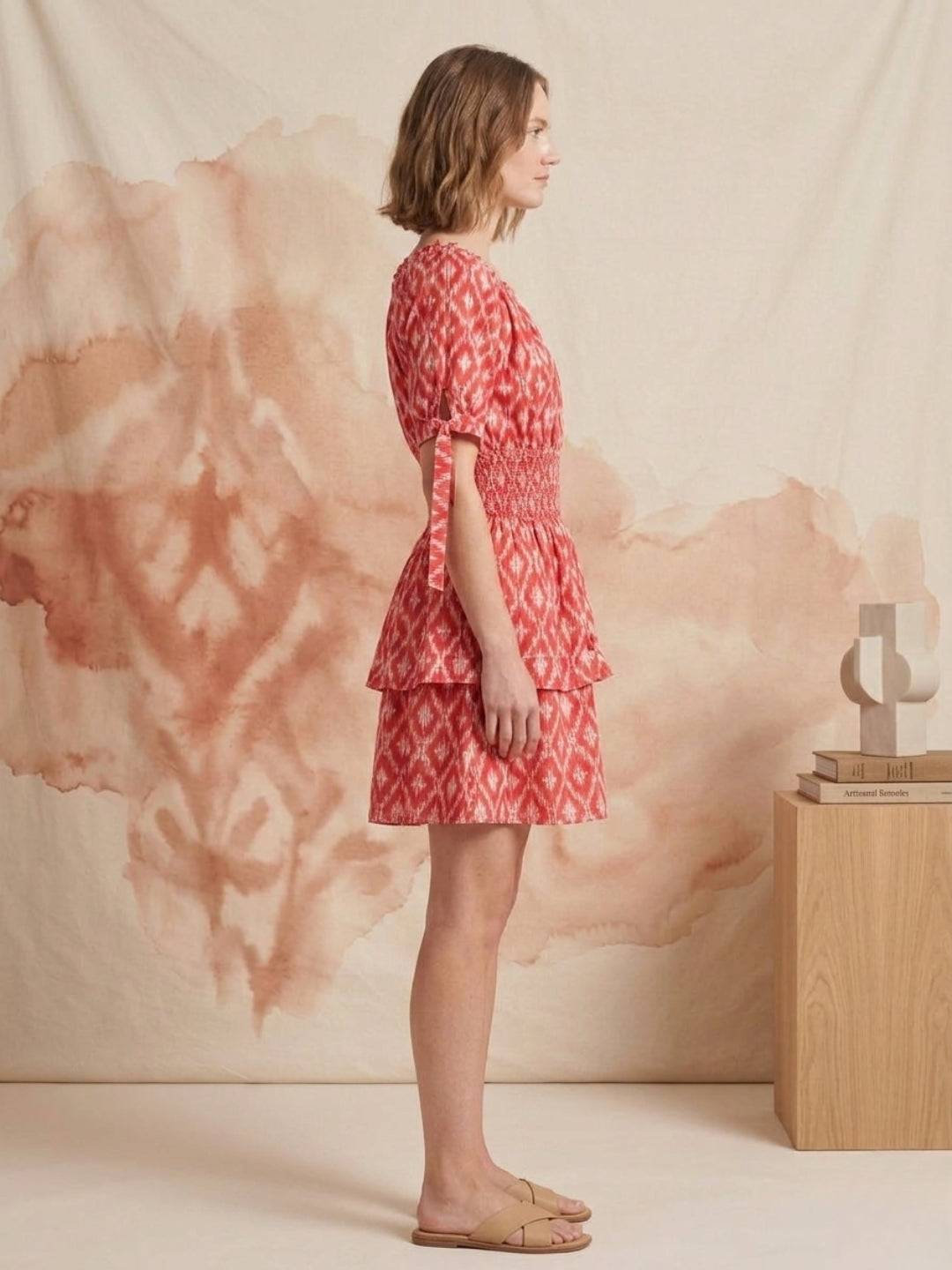 Women   Cotton Midi Dress -AL3750