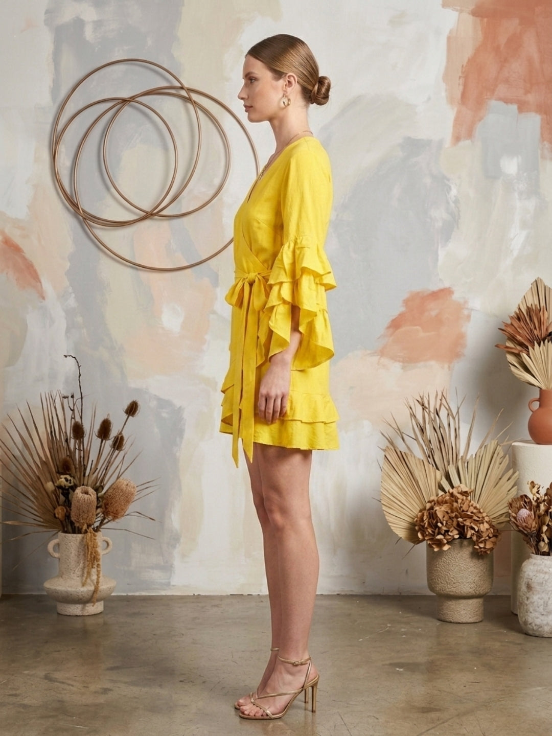 Women   Rayon Midi Dress -AL3749