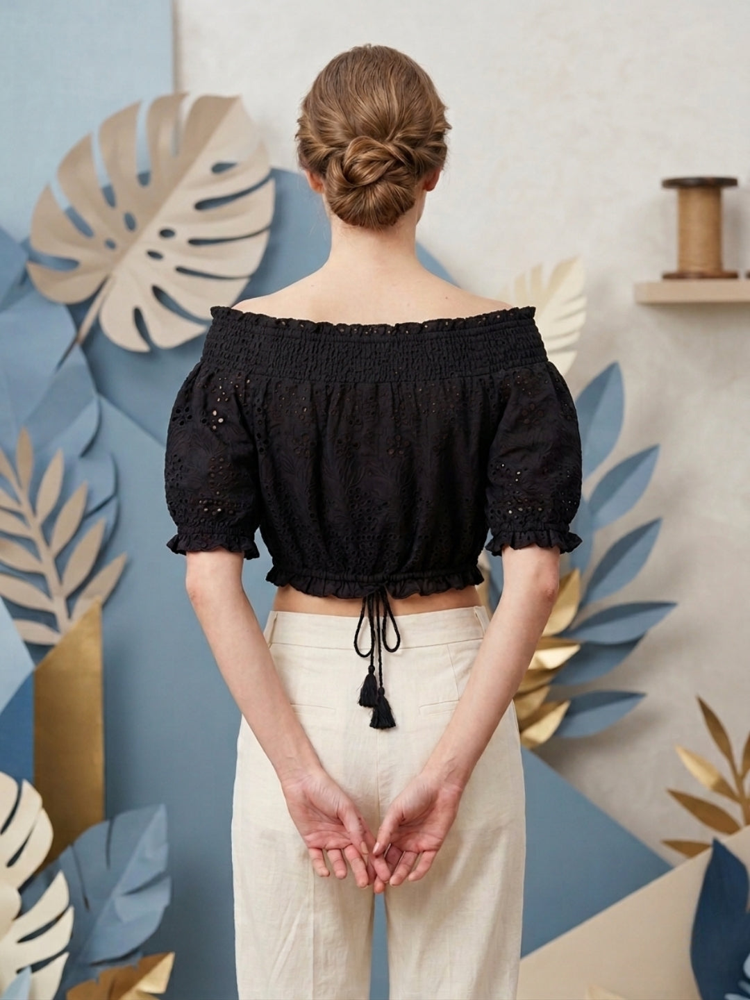 Women   Cotton Croptop -AL3738