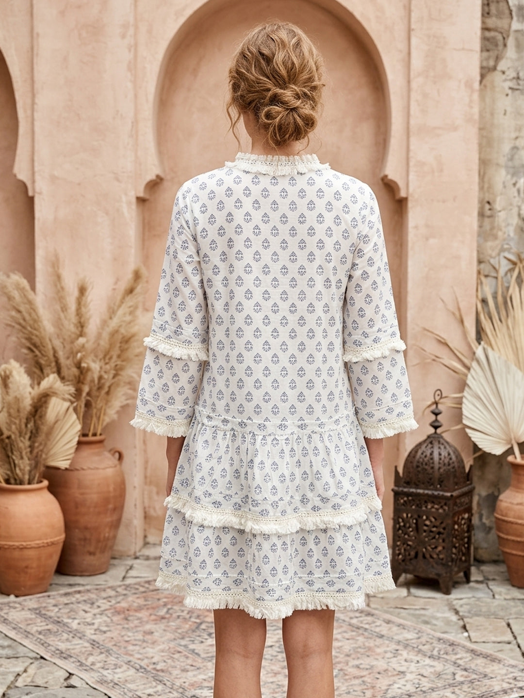 Women   Cotton Midi Dress -AL3718