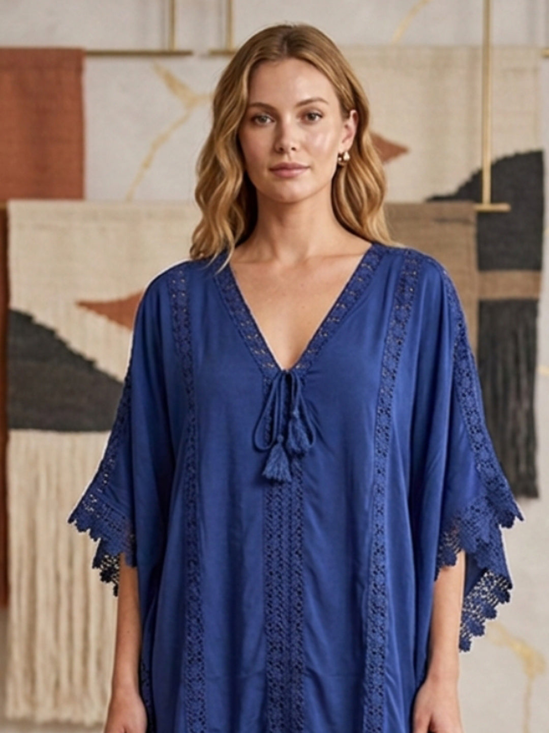 Women   Modal Cover-Up Kaftan -AL3740