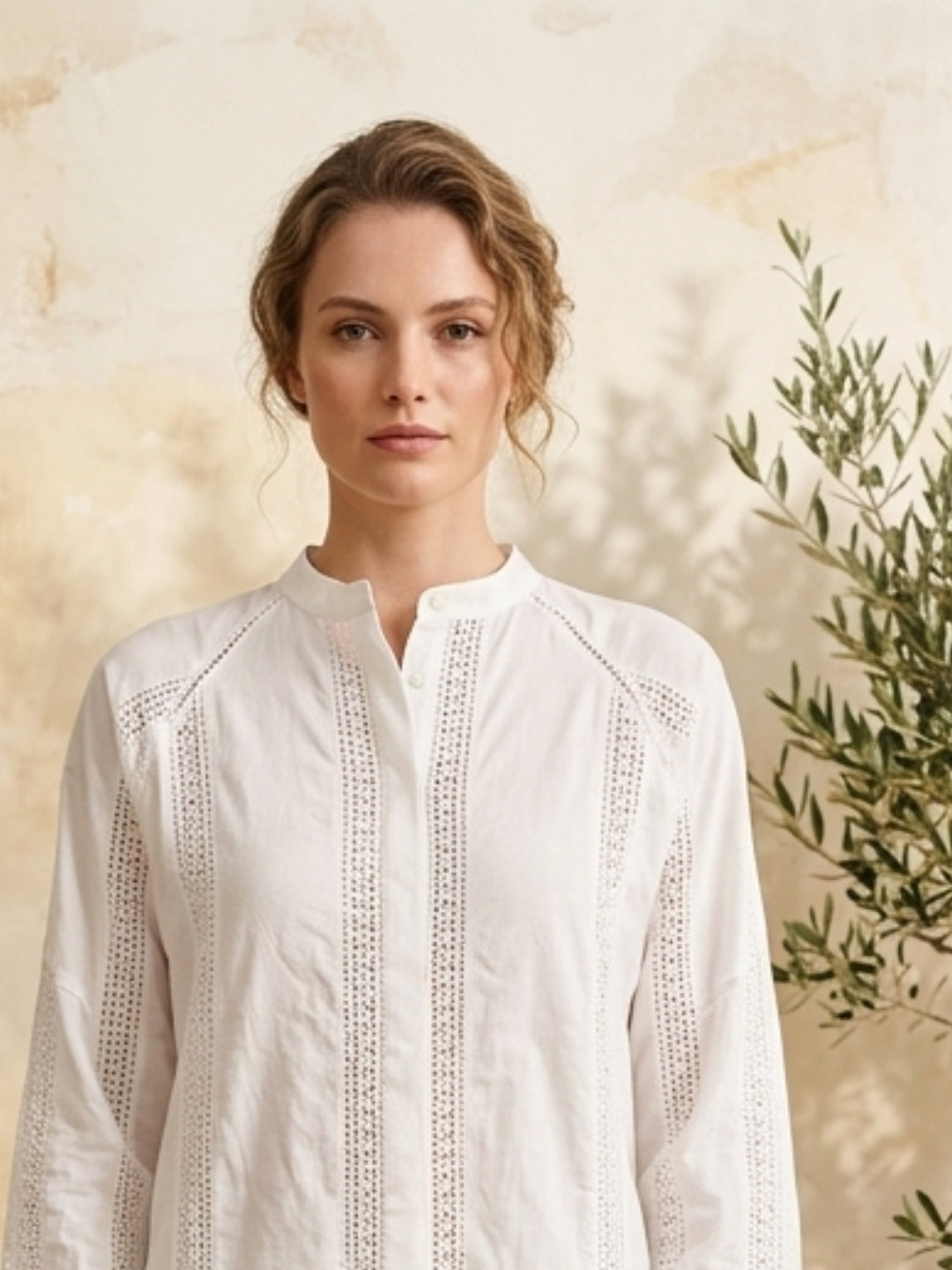 Women  With Belt Cotton Midi Dress -AL3741