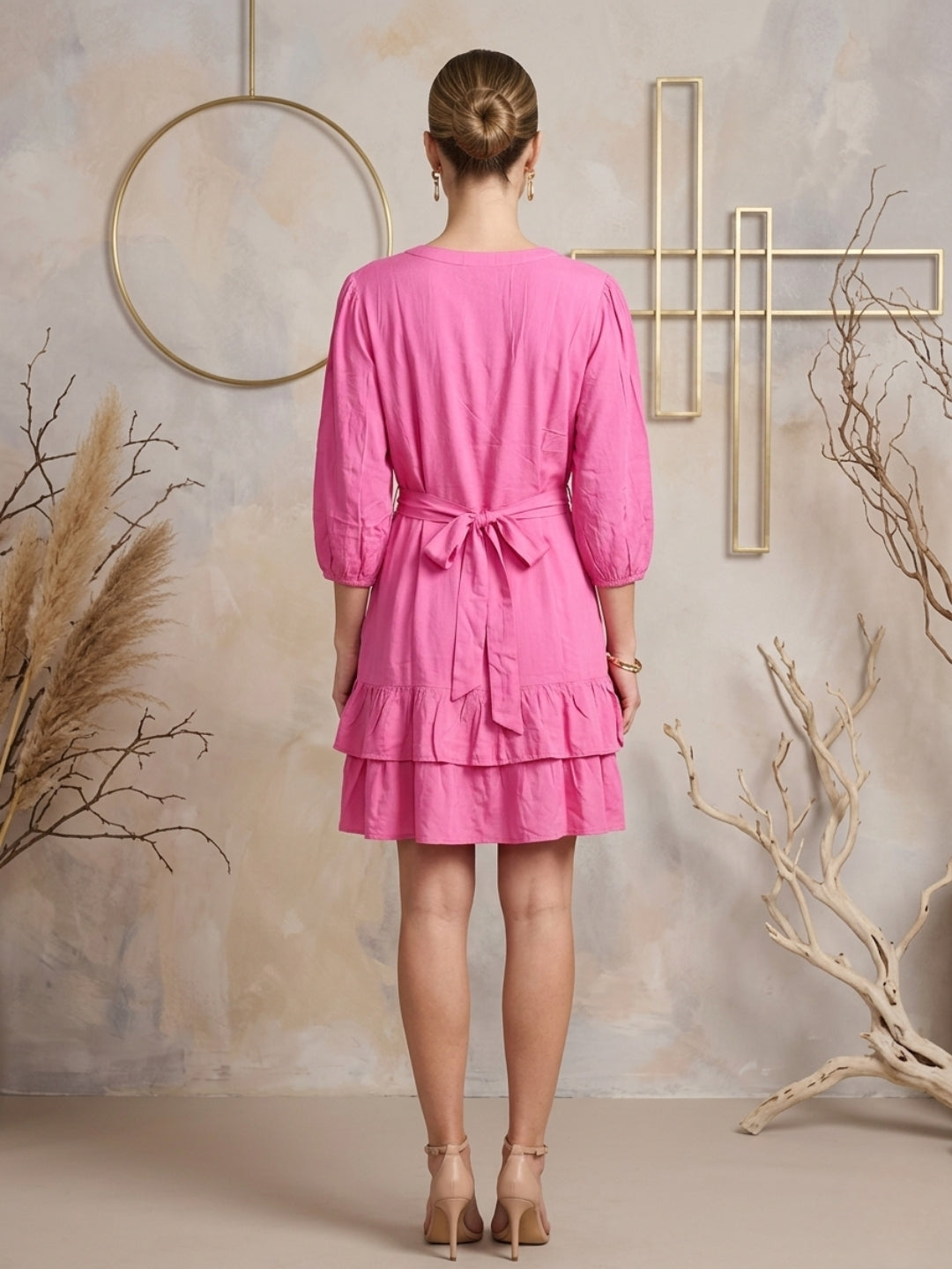 Women   Rayon Midi Dress -AL3749