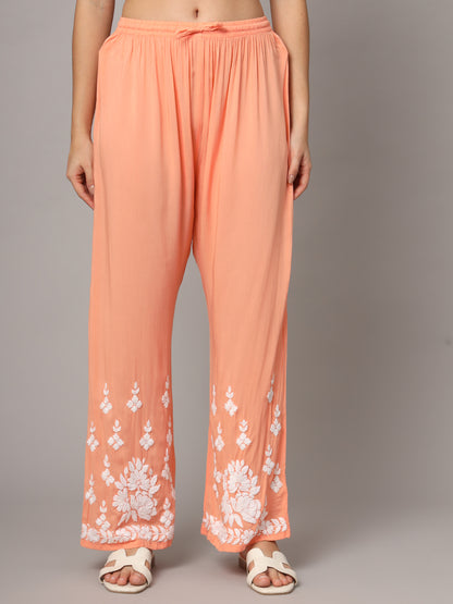 Women Hand Embroidered Chikankari Modal Kurta set-AL4049KS