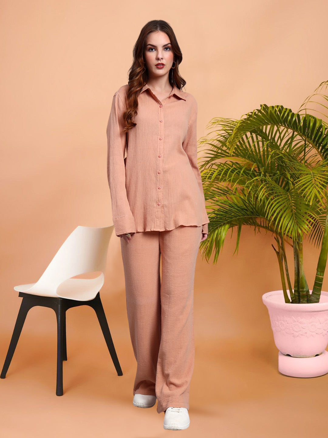 Women Cotton Co-ord Set-AL3729KS